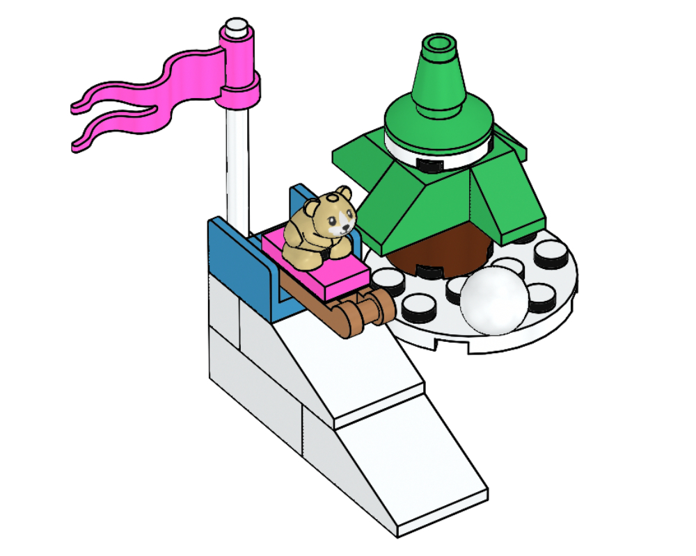 Set 562012 Hamster Sled