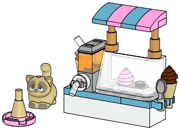 Set 562503 Ice Cream Shop