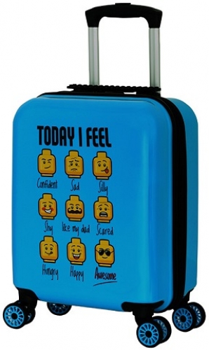 Set 5711013078690 Minifigure Heads Trolley Suitcase