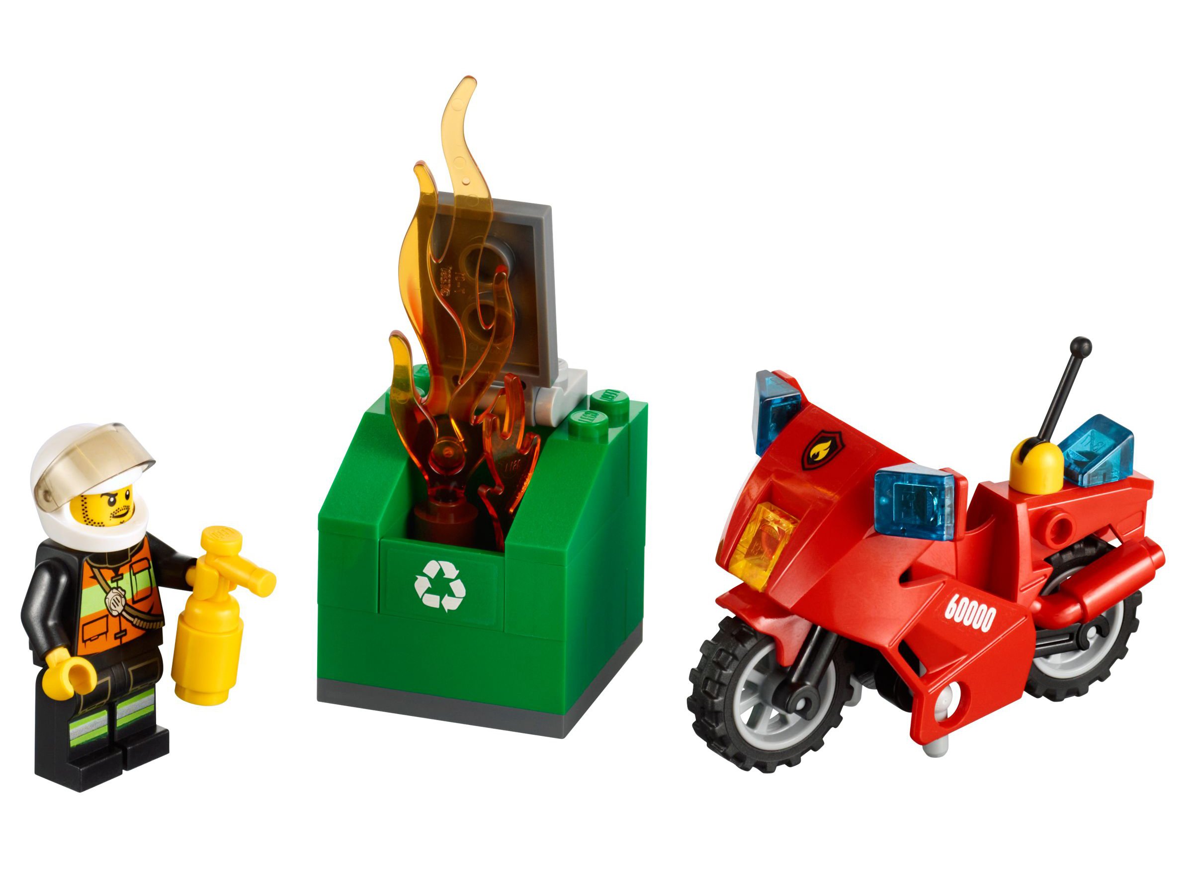 Set 60000 Feuerwehr-Motorrad