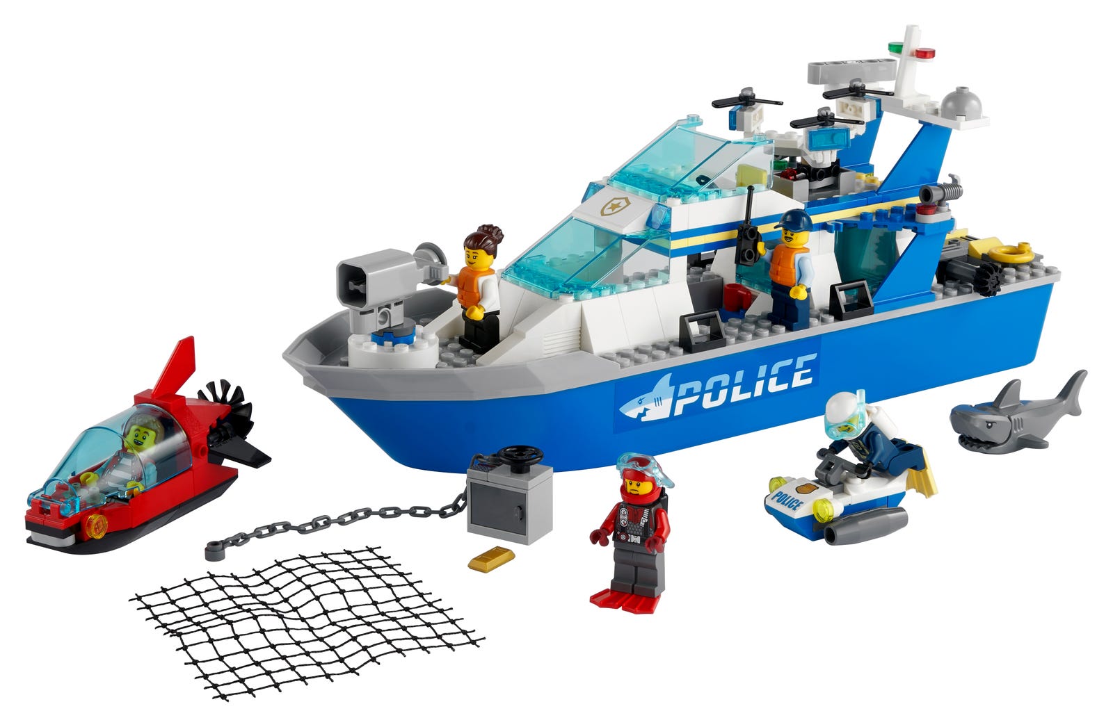 Set 60277 Police Patrol Boat