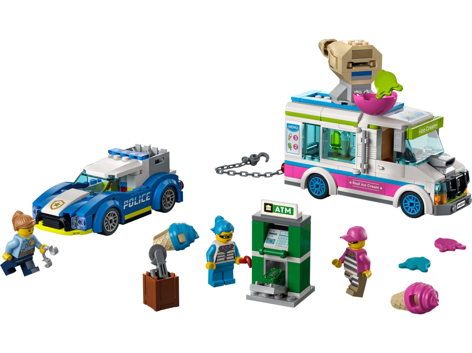 Set 60314 Ice Cream Truck Police Chase