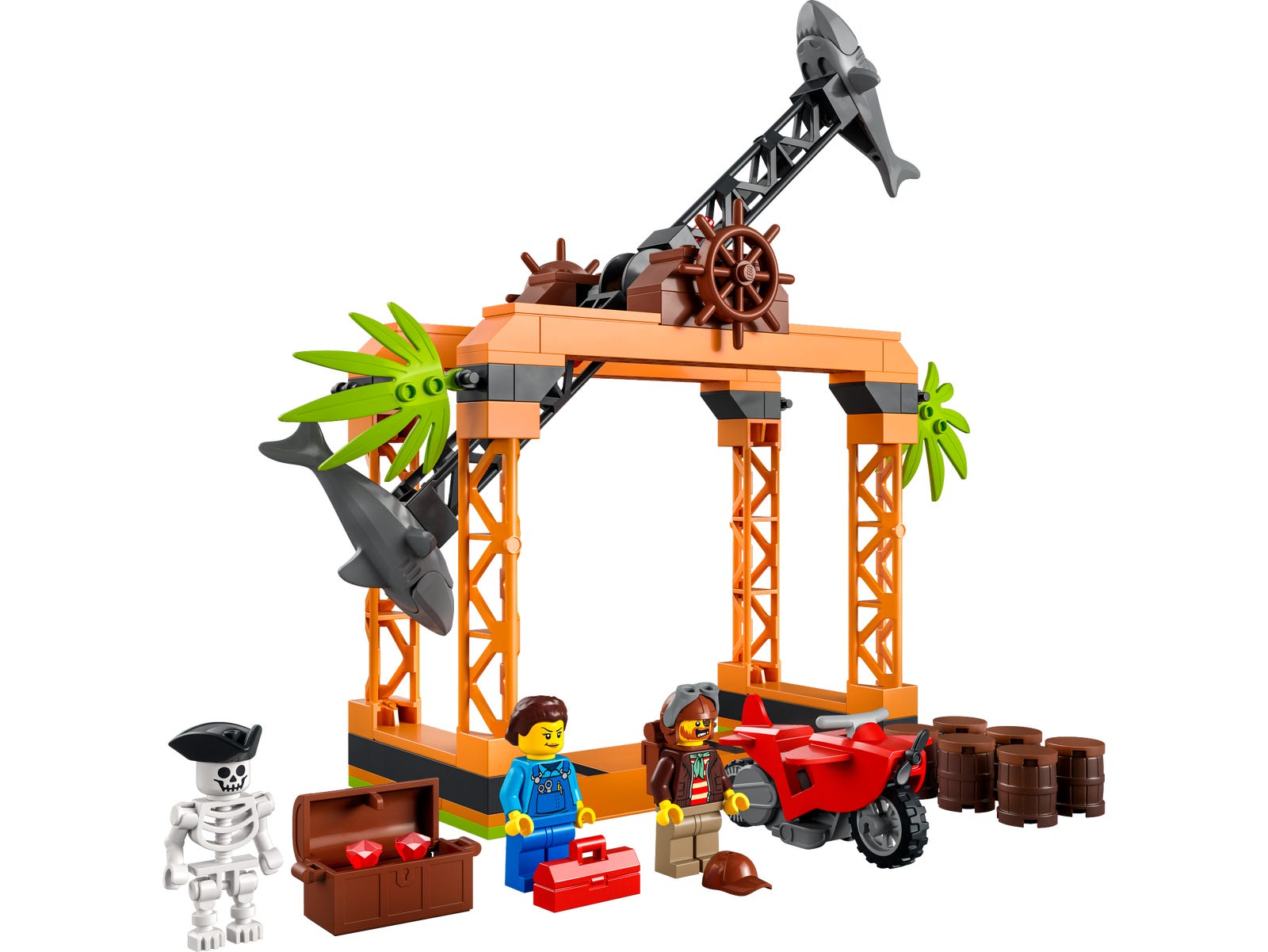 Set 60342 The Shark Attack Stunt Challenge