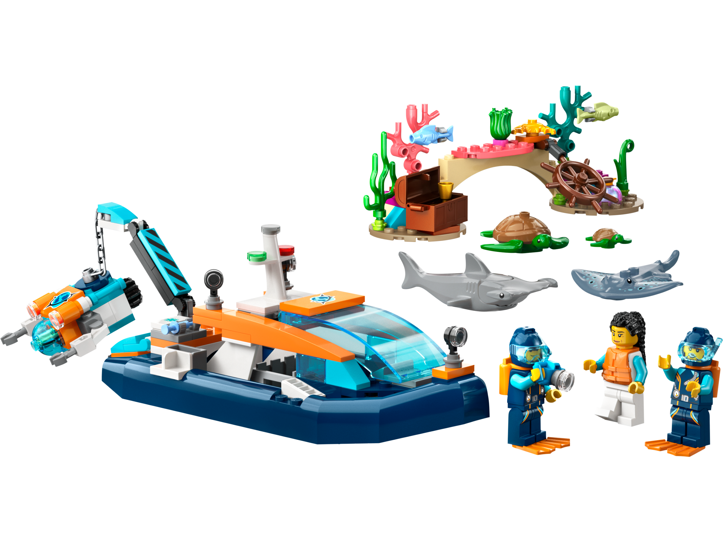 Set 60377 Explorer Diving Boat