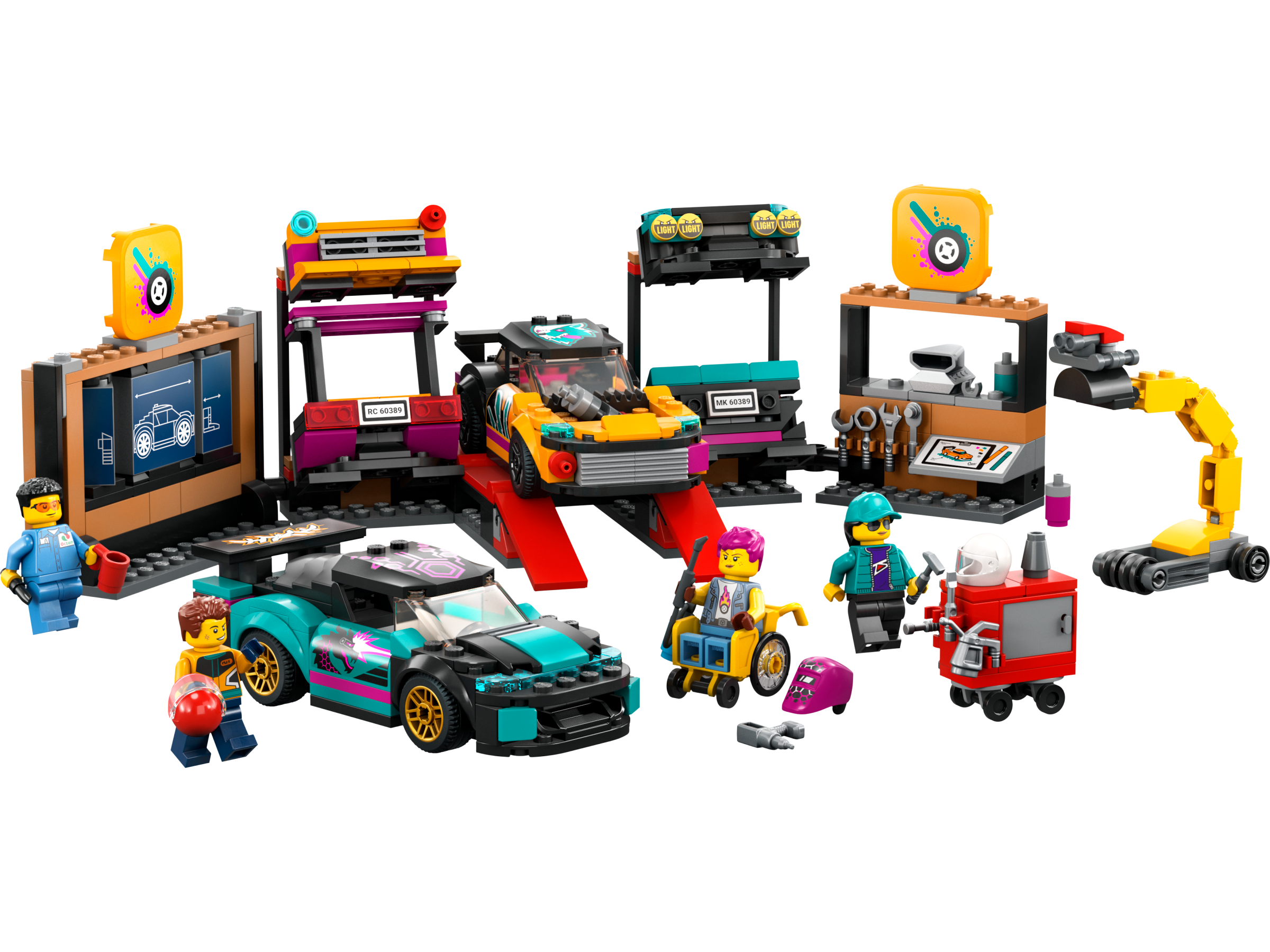 Set 60389 Custom Car Garage