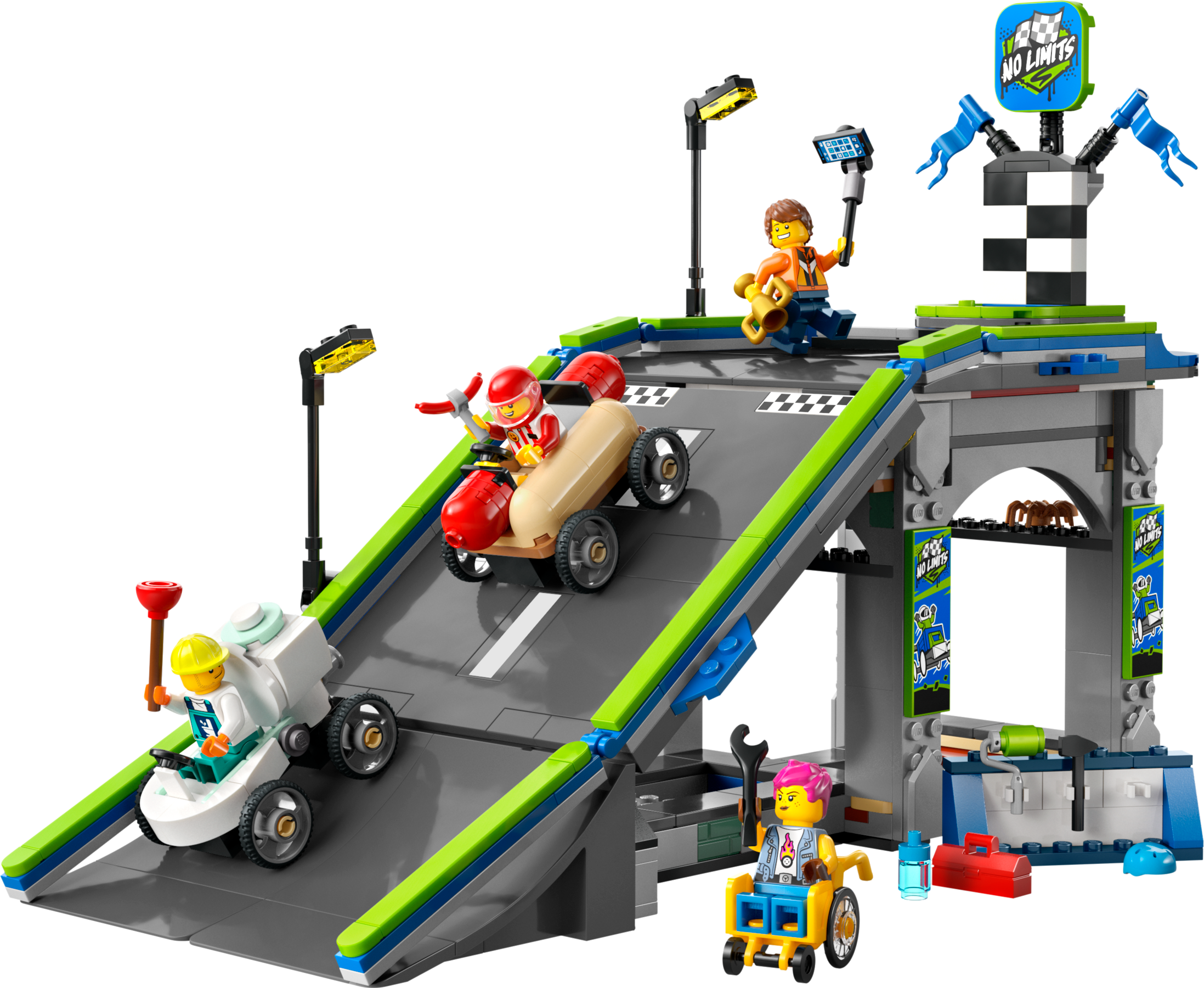 Set 60460 No Limits: Race Car Ramp Track