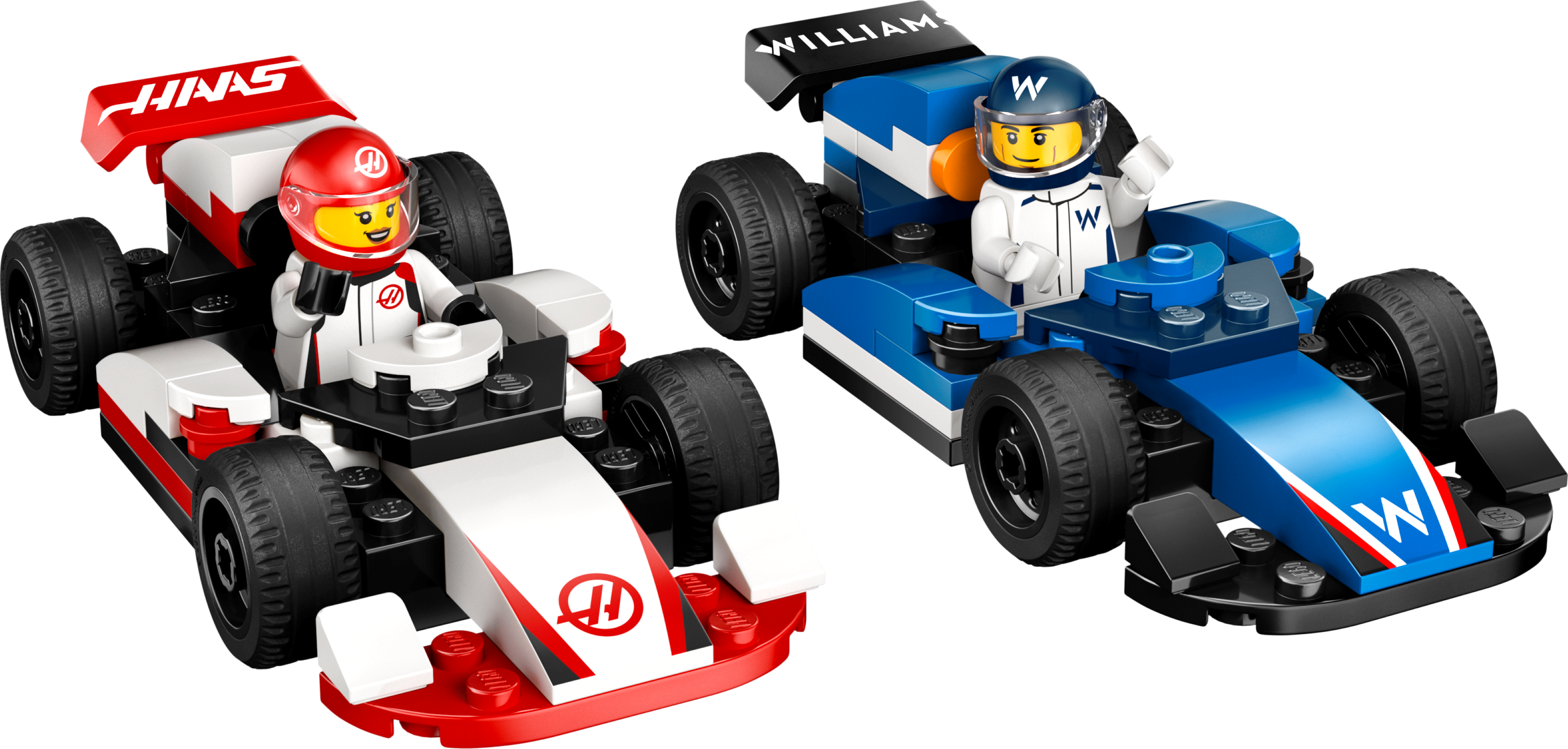 Set 60464 F1 Williams Racing & Haas F1 Rennwagen