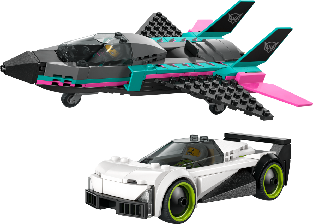 Set 60489 Jet vs. Car