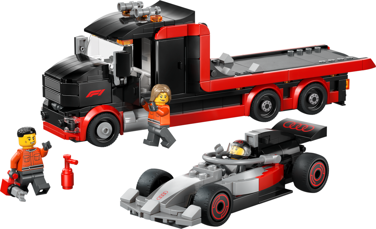 Set 60493 F1-Ausstellungstruck mit Audi F1-Rennwagen