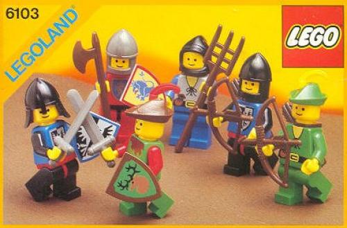 Set 6103 Burg Minifiguren