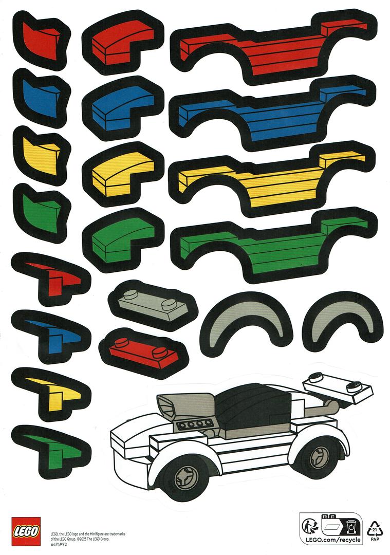 Set 6474992 Car Stickers