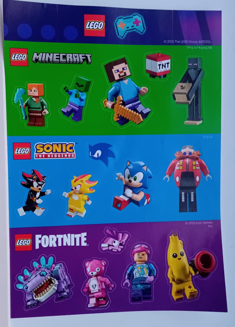 Set 6592304 Gaming stickers