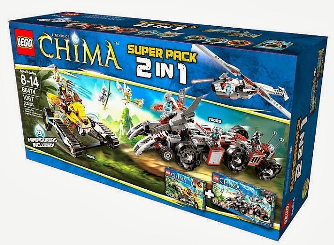 Set 66474 Legends of Chima Superpaket 2 in 1