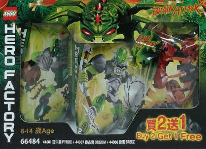 Set 66484 Brain Attack Superpack 3 in 1