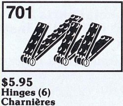 Set 701-3 Hinges