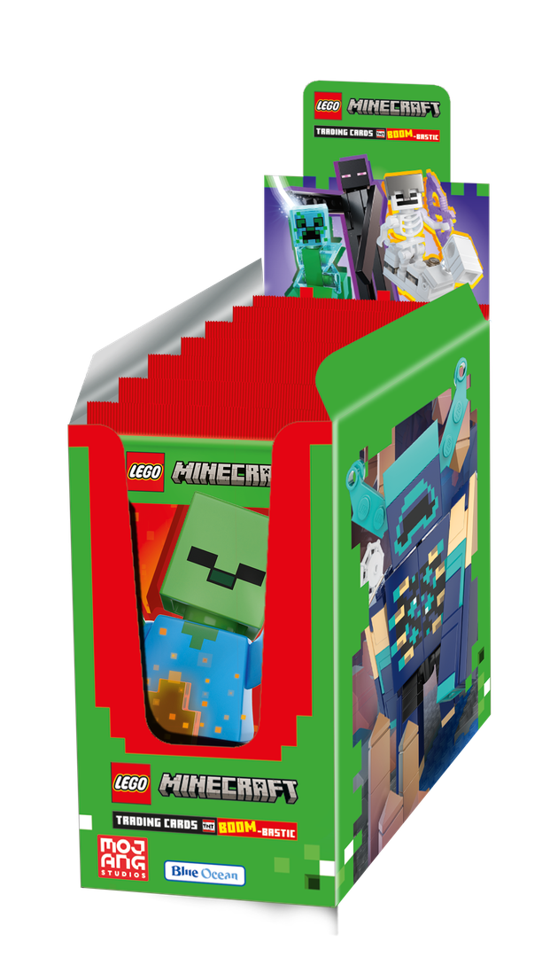 Set 702502-3 Minecraft Trading Cards Series 2: Boom-Bastic - Sealed Box (25 Packs)
