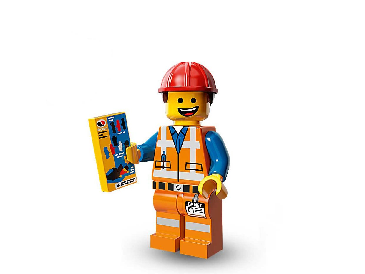 Set 71004-3 Hard Hat Emmet