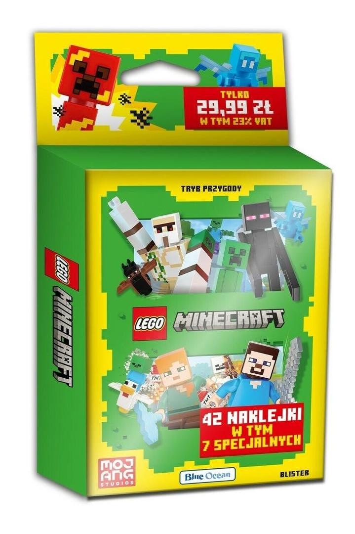 Set 73360964 Minecraft Sticker Collection: Adventure Mode - Eco-Blister (7 Packs)