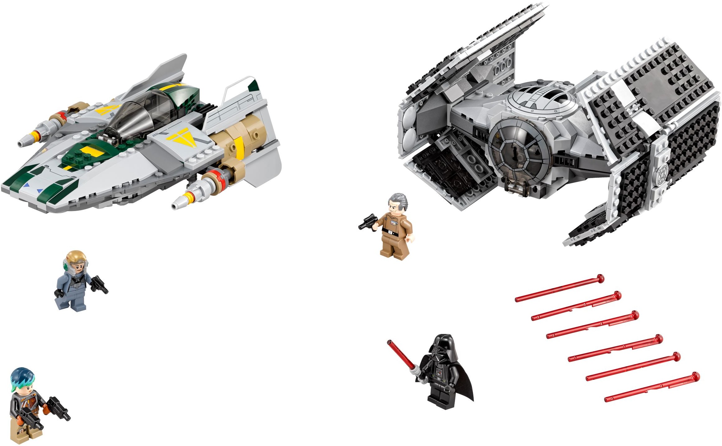 Set 75150 Vader's TIE Advanced vs. A-Wing Starfighter