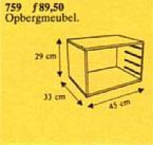 Set 759 Aufbewahrungsschrank