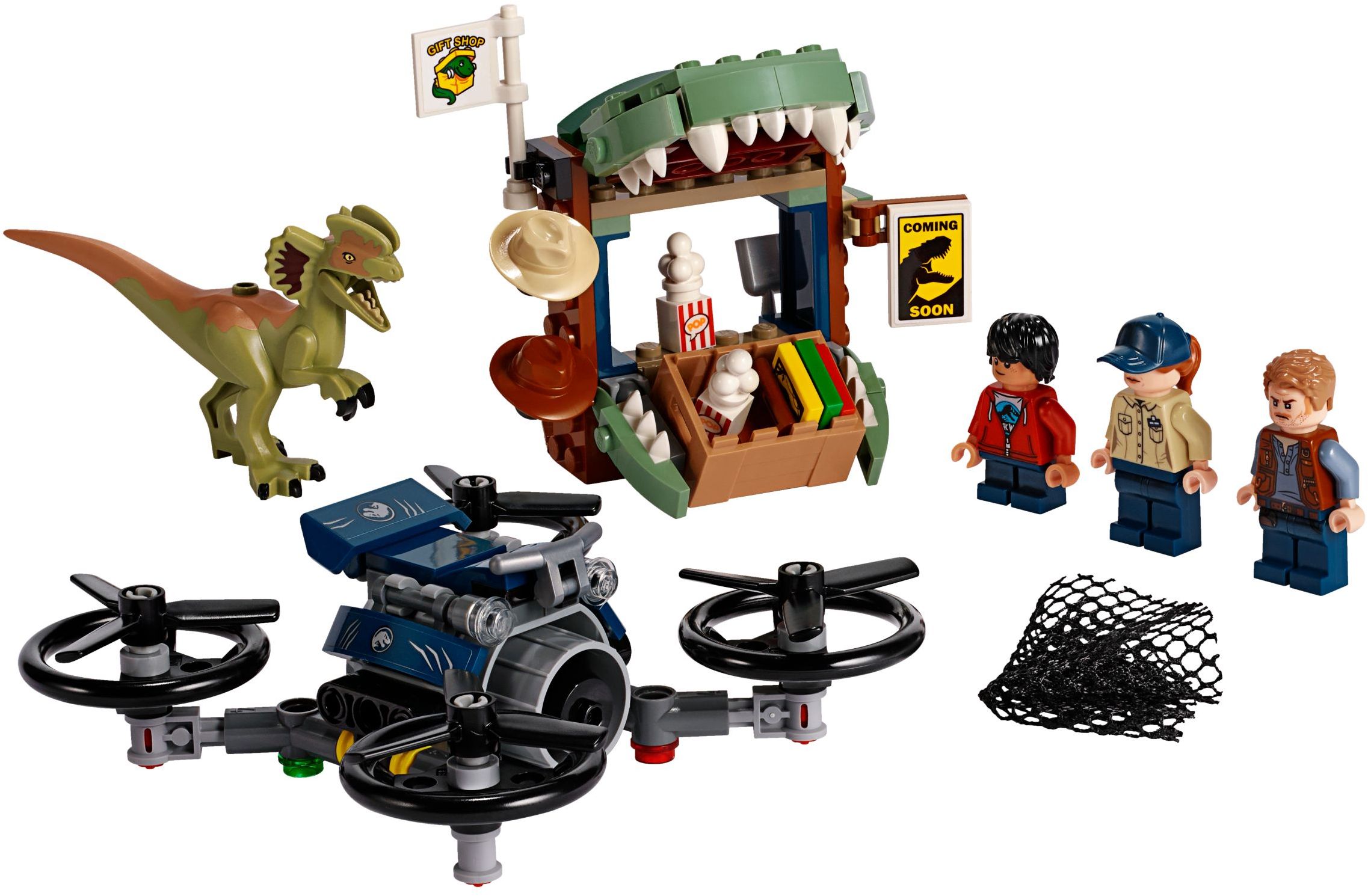 Set 75934 Dilophosaurus auf freiem Fuß