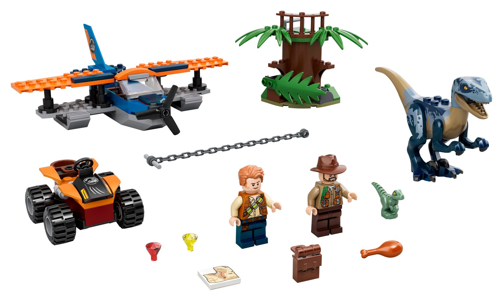 Set 75942 Velociraptor: Biplane Rescue Mission