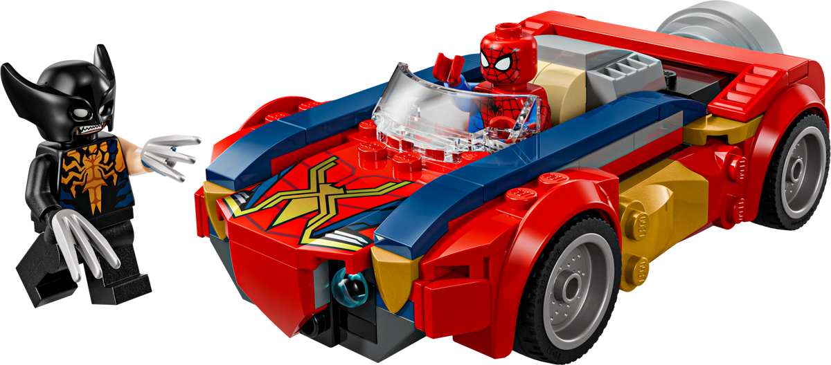 Set 76336 Spider-Man Car vs. Venomized Wolverine