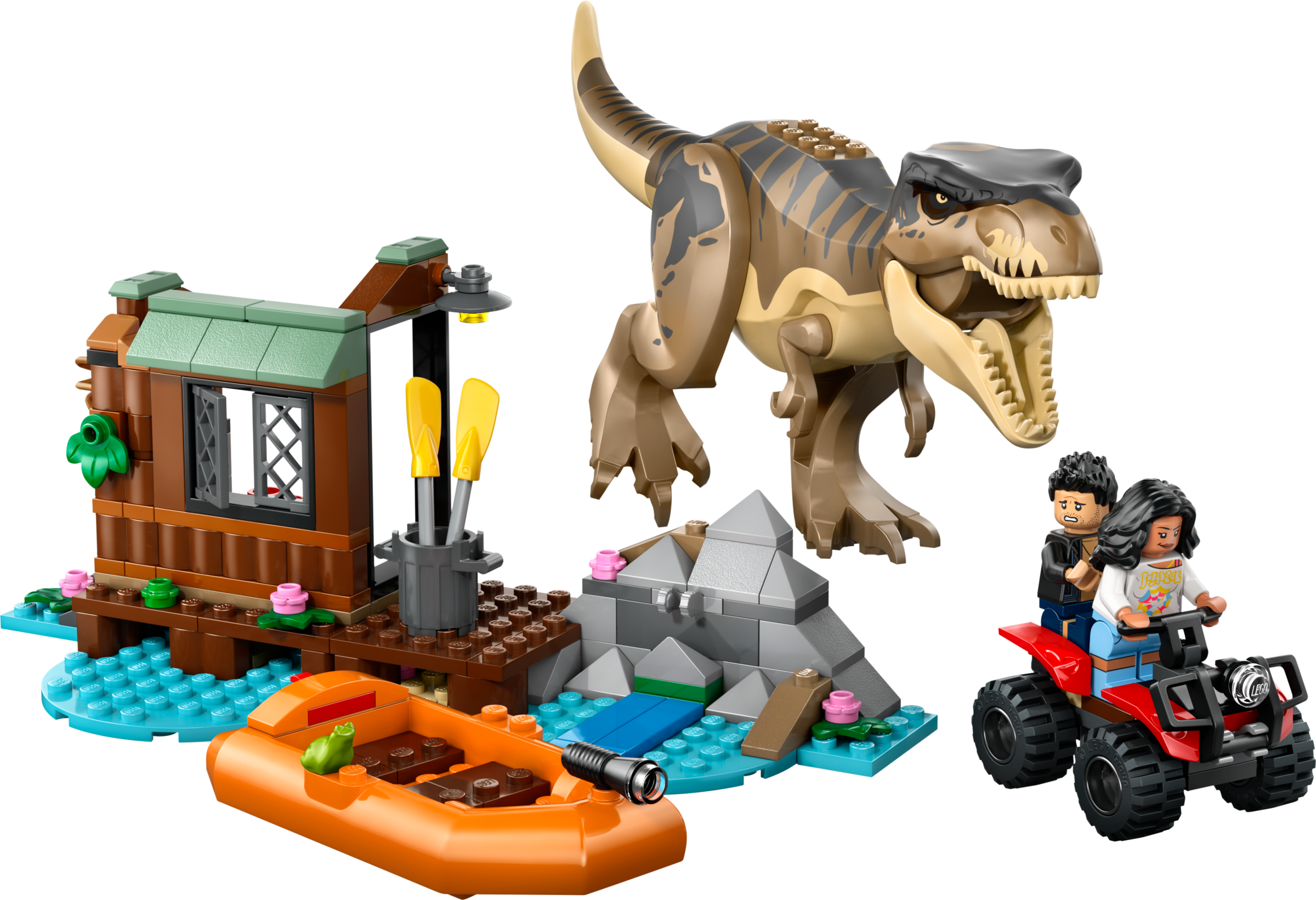 Set 76975 T. rex River Escape