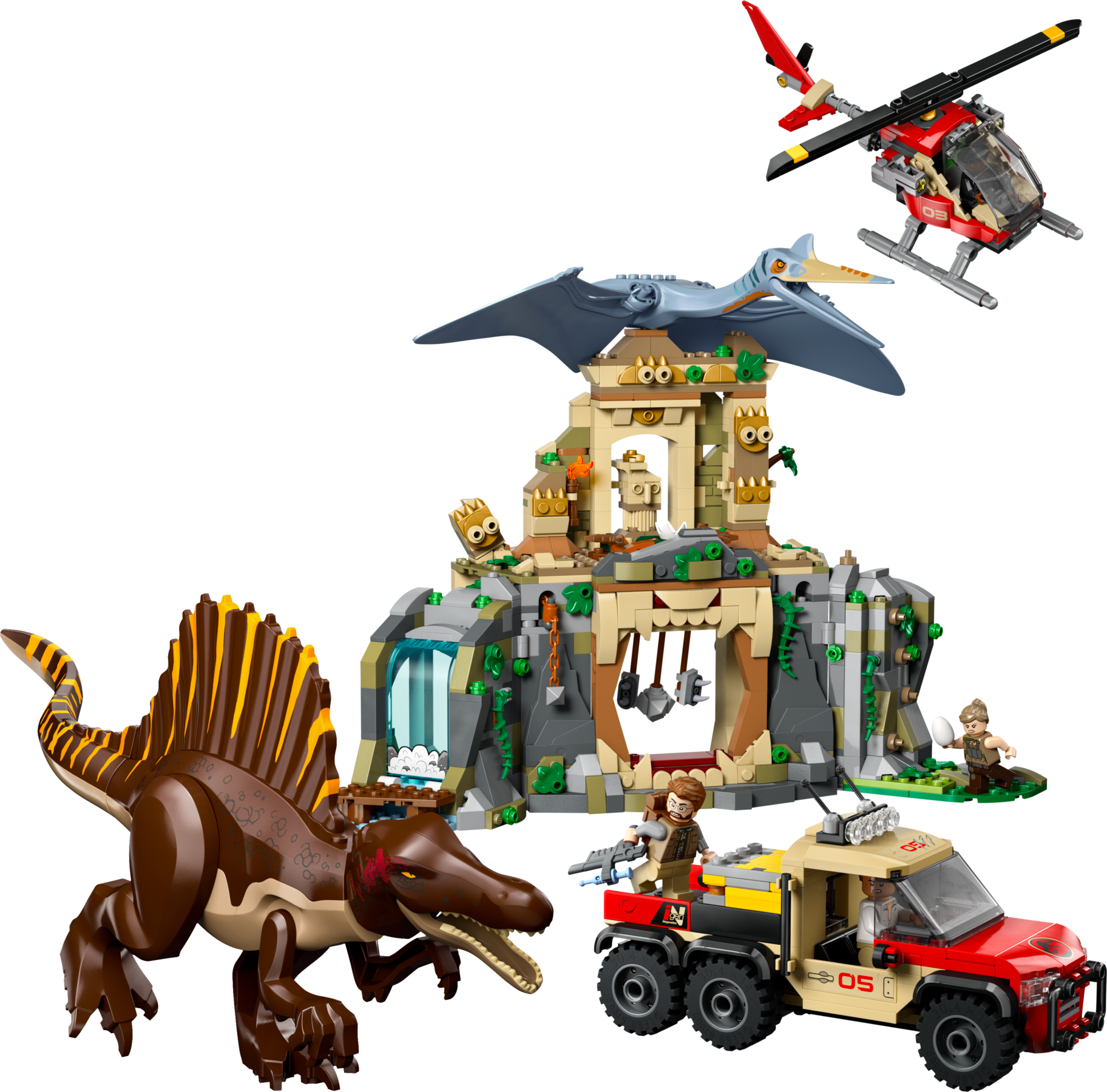 Set 76976 Spinosaurus & Quetzalcoatlus Air Mission
