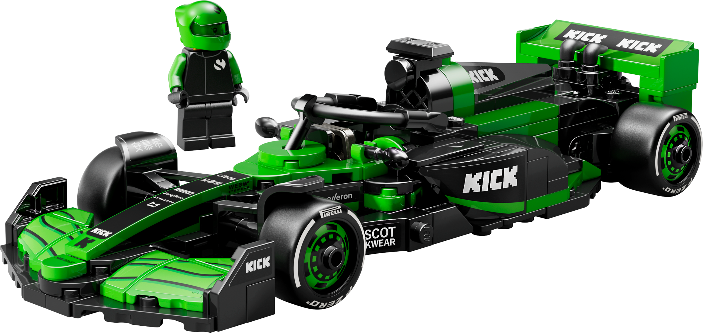 Set 77247 KICK Sauber F1 Team C44 Race Car