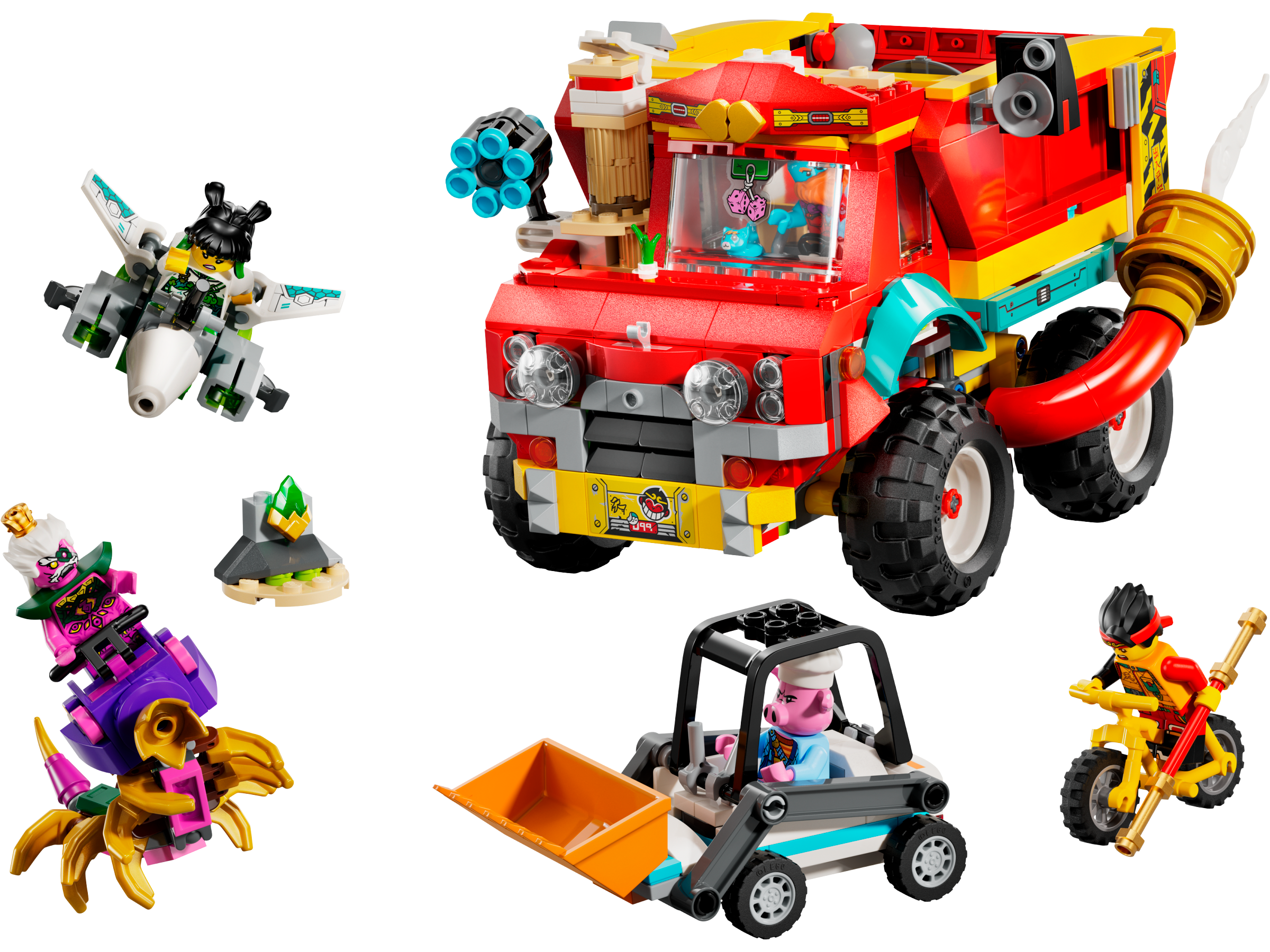 Set 80055 Monkie Kid's Team Power Truck