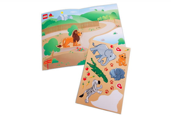 Set 851960 Duplo Zoo Stickerbogen