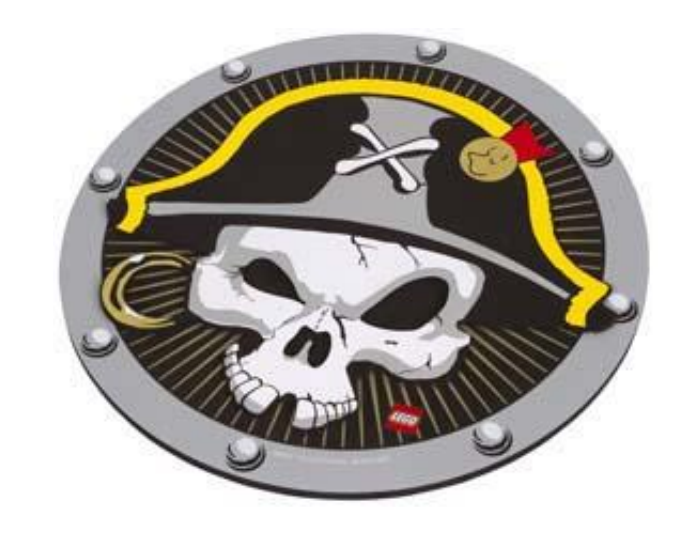 Set 853426 Piratenschild (Grau)