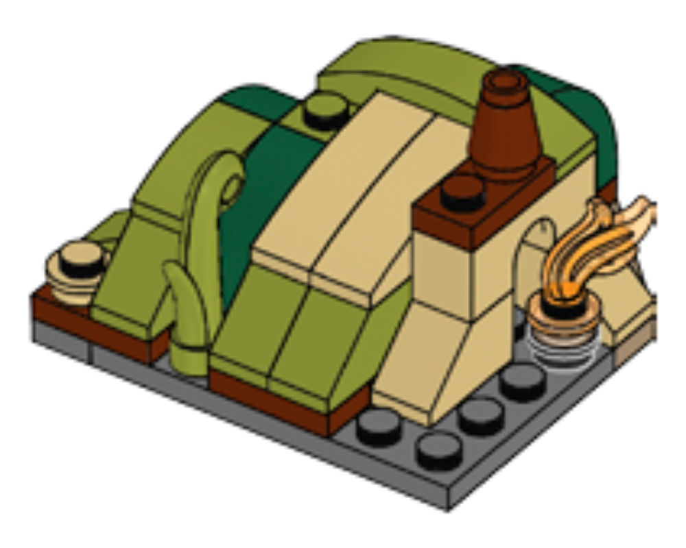 Set 911614 Yodas Hütte
