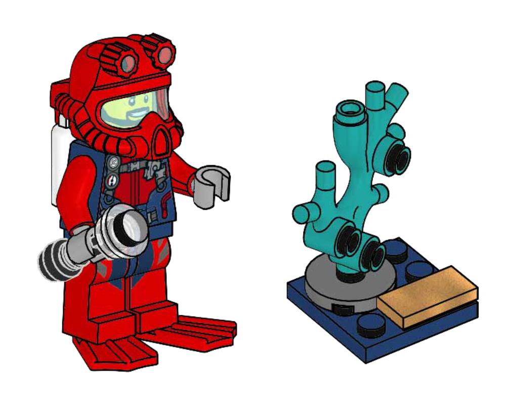 Set 952012 Scuba Diver