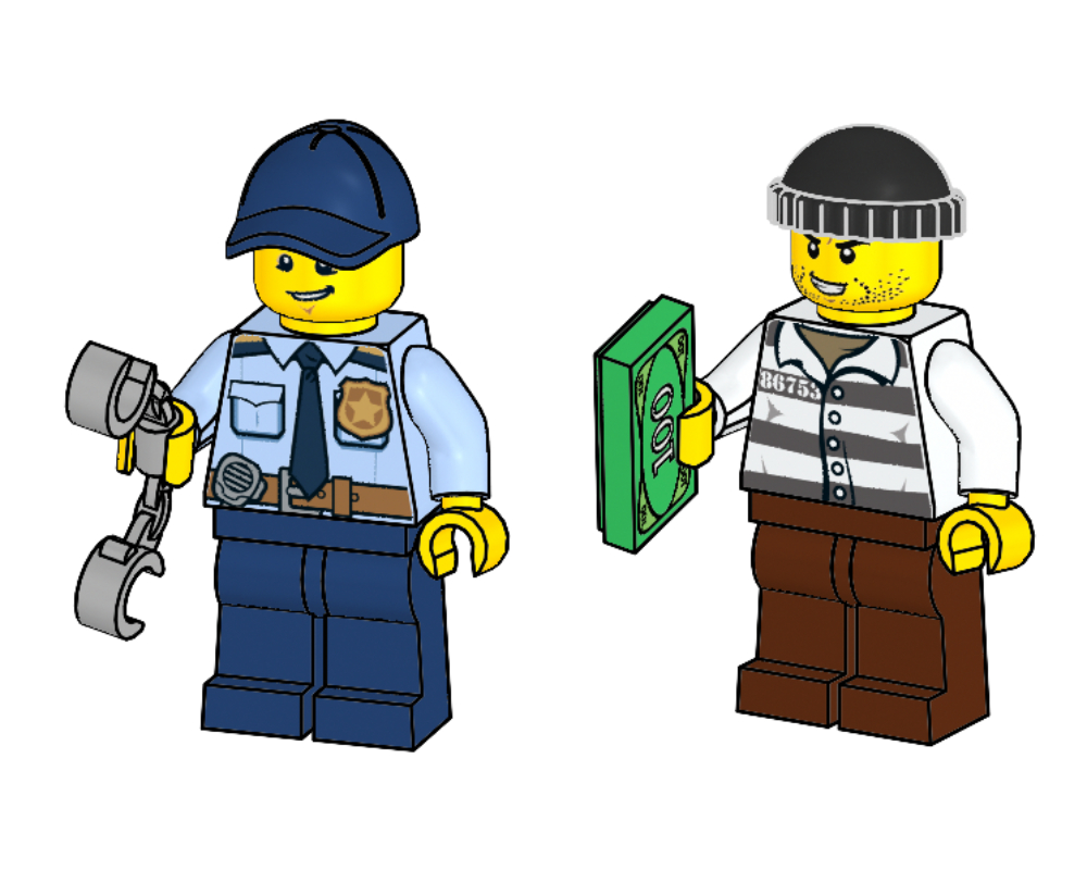 Set 952016 Policeman and Robber