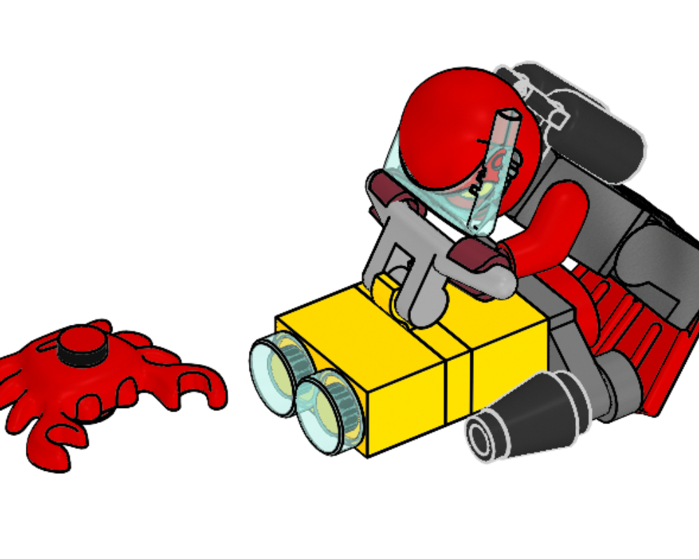 Set 952107 Taucher und Krabbe