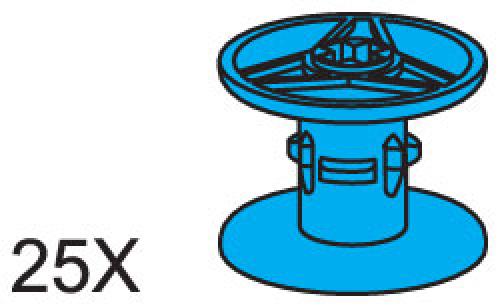 Set 970643 Bobbins {Technic Reels}