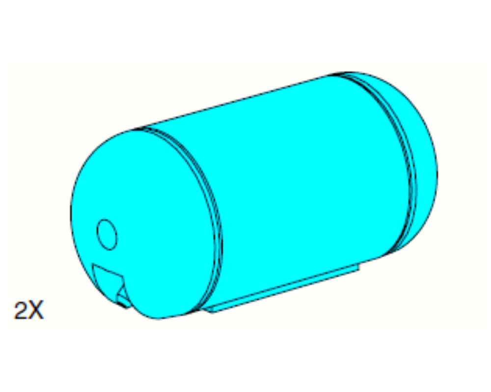 Set 970658 Air Storage Tanks
