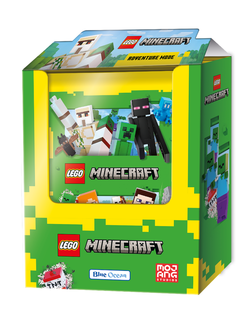 Set 977303527791450001 Minecraft Sticker Collection: Adventure Mode - Sealed Box (36 Packs)