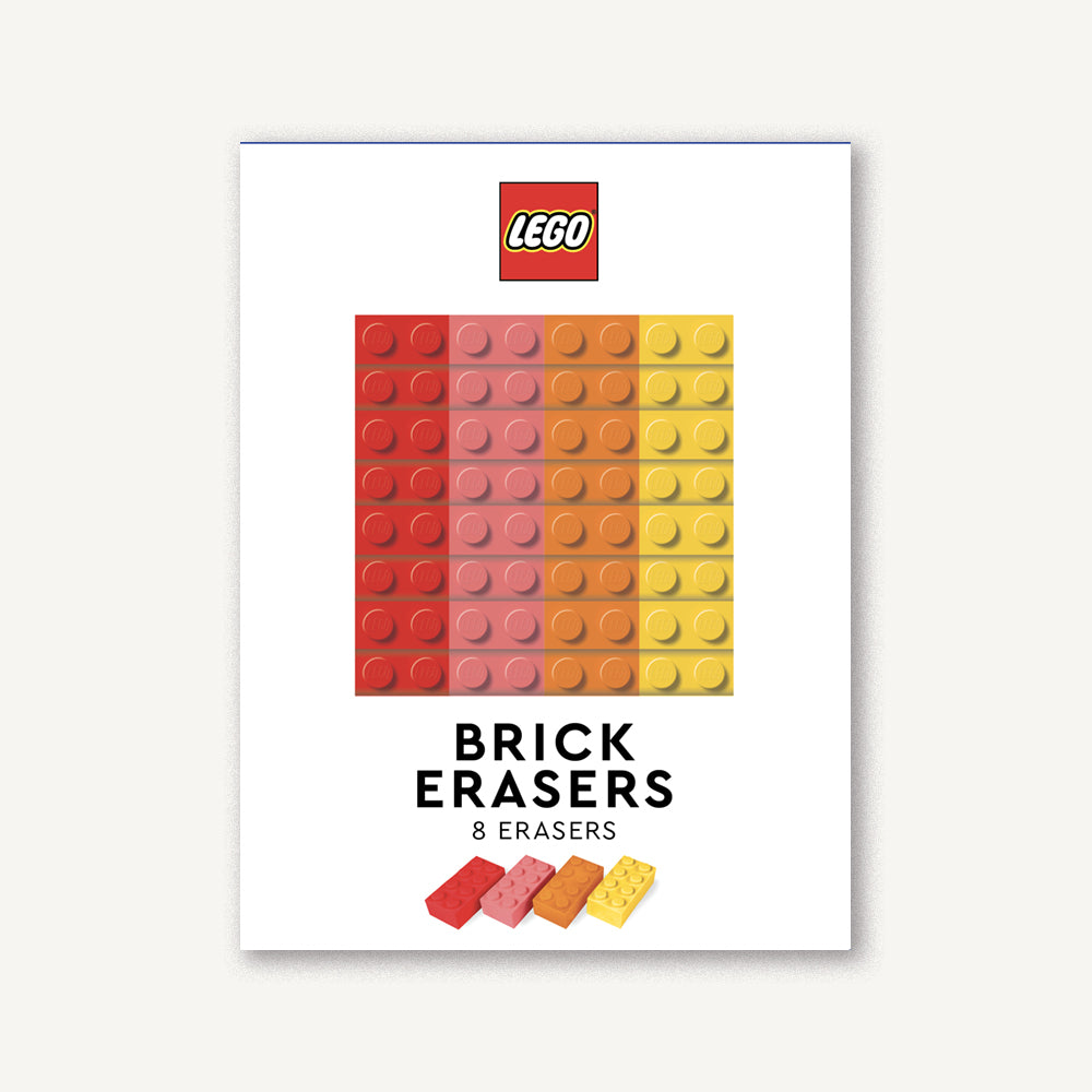 Set 9781797235219 Brick Erasers (Multicolor)