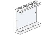 Set B002 1 x 4 x 3 Zugfenster, klar