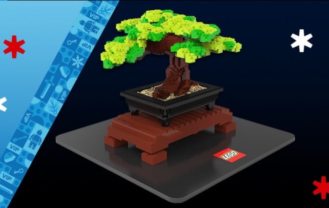Set BONSAI 55cm Bonsai Tree Model