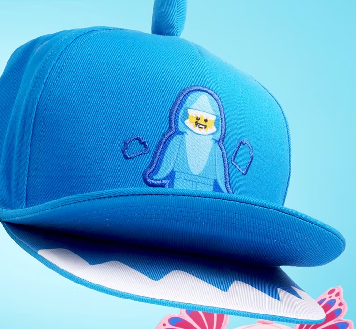 Set CAP-4 Shark Suit Guy Cap
