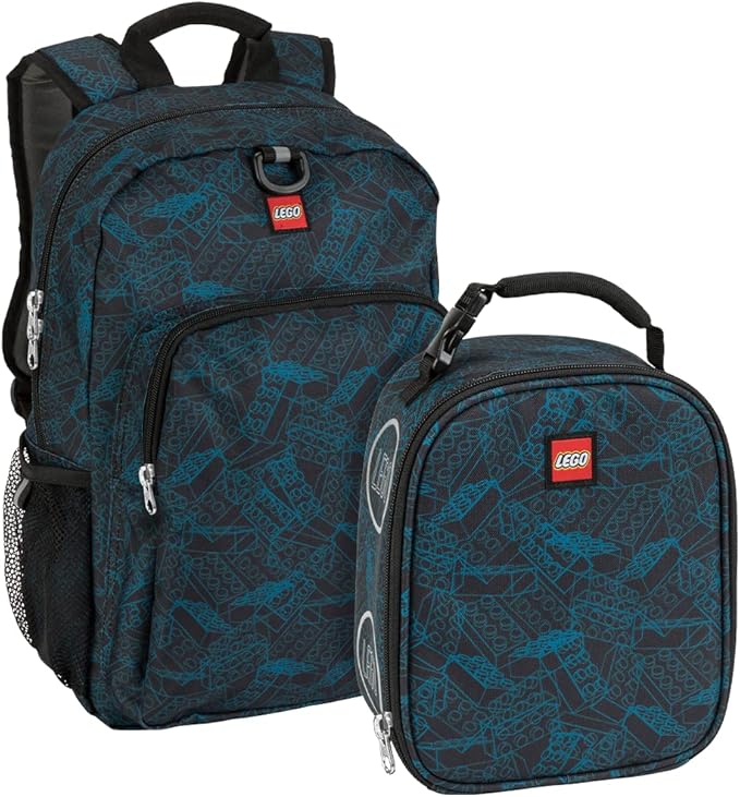 Set DPLN961B Blueprint Backpack and Lunchbox Combo