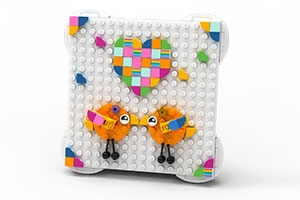 Set EG00025 Love Birds Greeting
