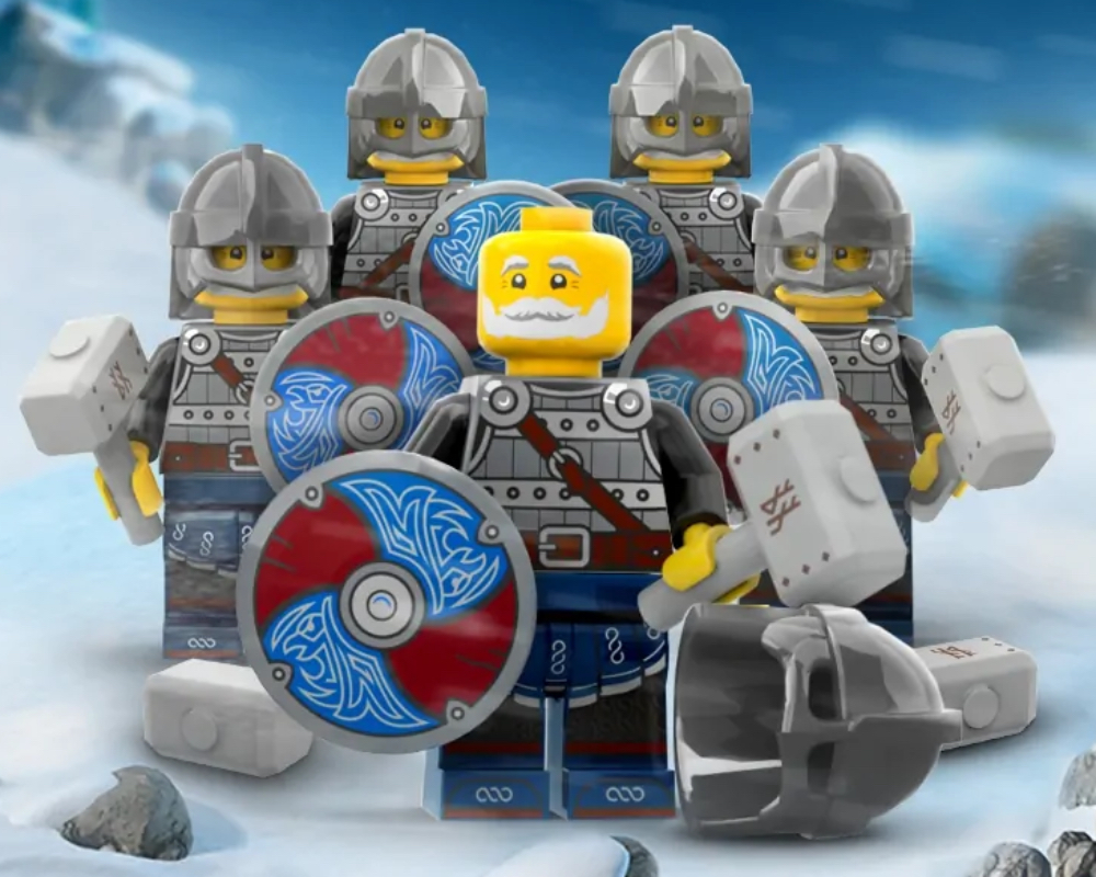 Set EG00162 5x Wikingerdorfbewohner-Paket
