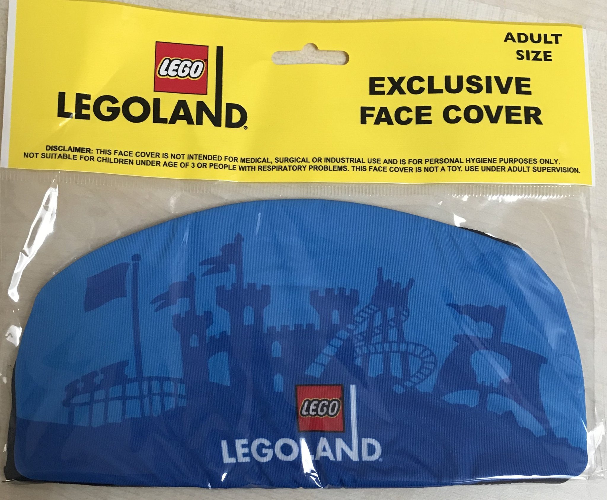 Set FACEMASK LEGOLAND Face Cover (Blue)