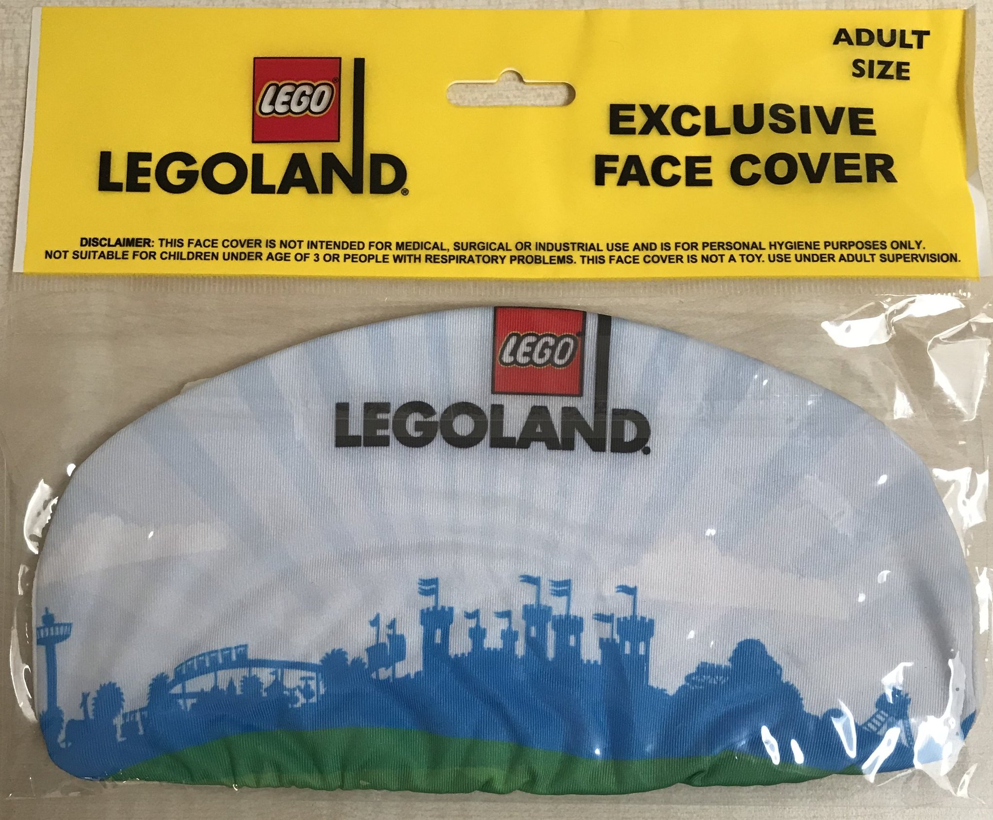 Set FACEMASK-2 LEGOLAND Face Cover (LEGOLAND Skyline)