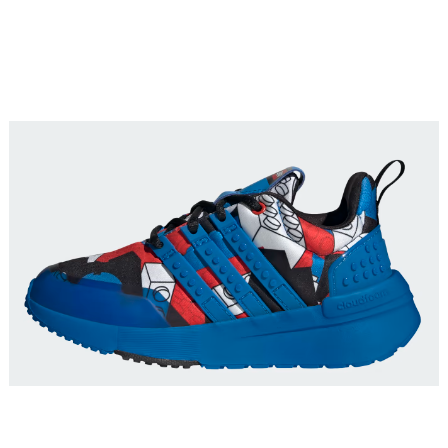 Set GW0921 adidas Racer TR x LEGO (White Shock Blue) - Kids' Shoes